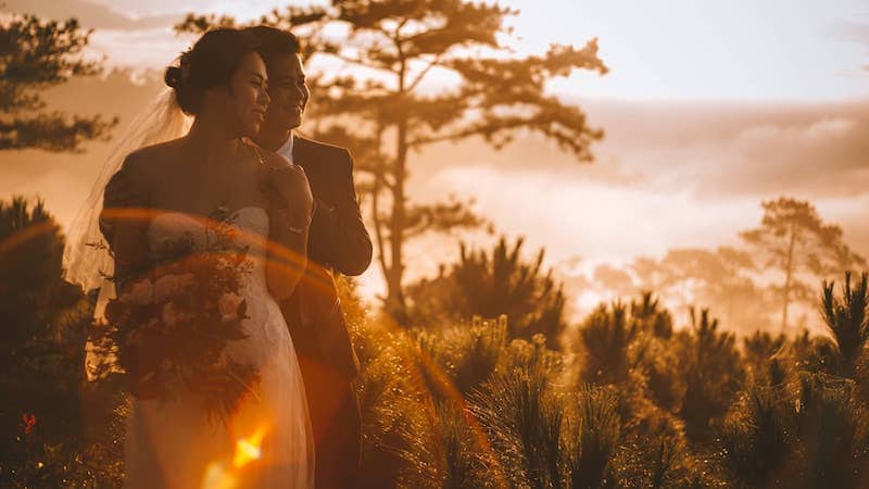 Những bức ảnh cưới Đà Lạt tràn ngập ánh nắng do được chụp vào mùa khô