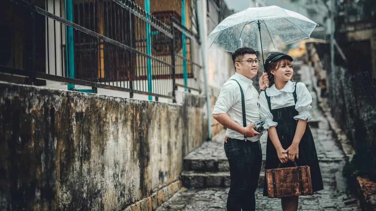 Bỏ túi kinh nghiệm chụp hình cưới Đà Lạt vào mùa mưa