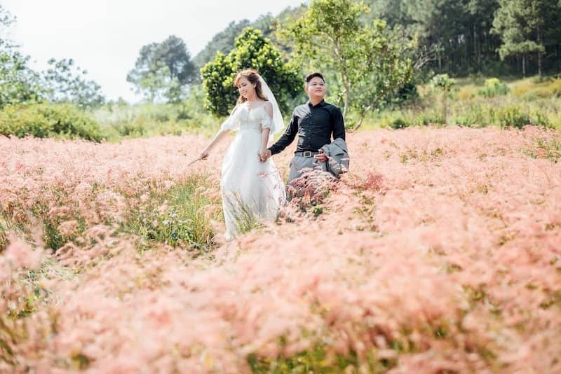 Chụp hình cưới Đà Lạt mùa khô chính là thời điểm thích hợp nhất